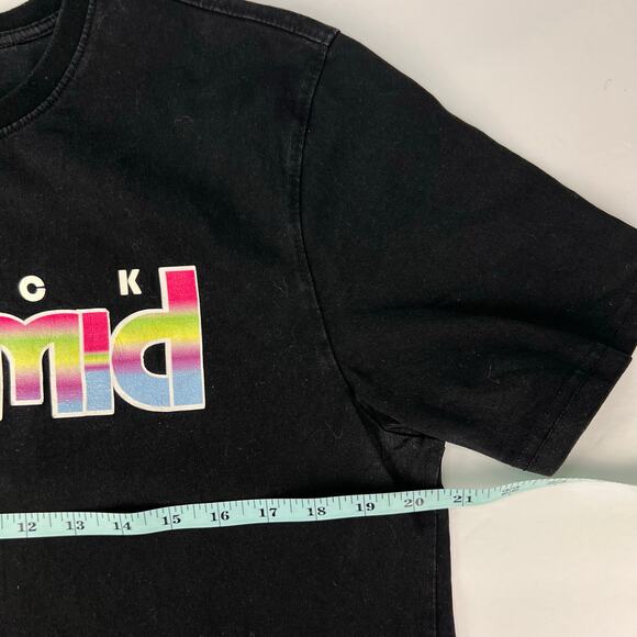 VTG BLACK PYRAMID GRAPHIC T-SHIRT MEN LARGE CREWNECK Heavy COTTON CASUAL SKATER - Picture 9 of 10